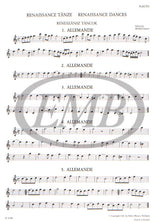 Renissance Dances for Flute & Guitar