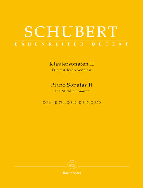 Schubert: Piano Sonatas - Volume 2 (The Middle Sonatas) – Ficks Music