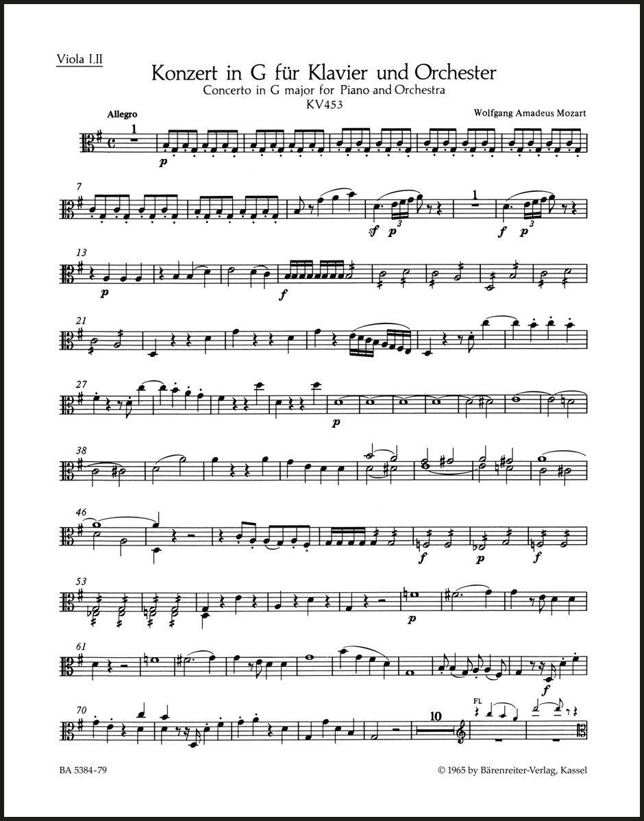 Mozart: Piano Concerto No. 17 in G Major, K. 453