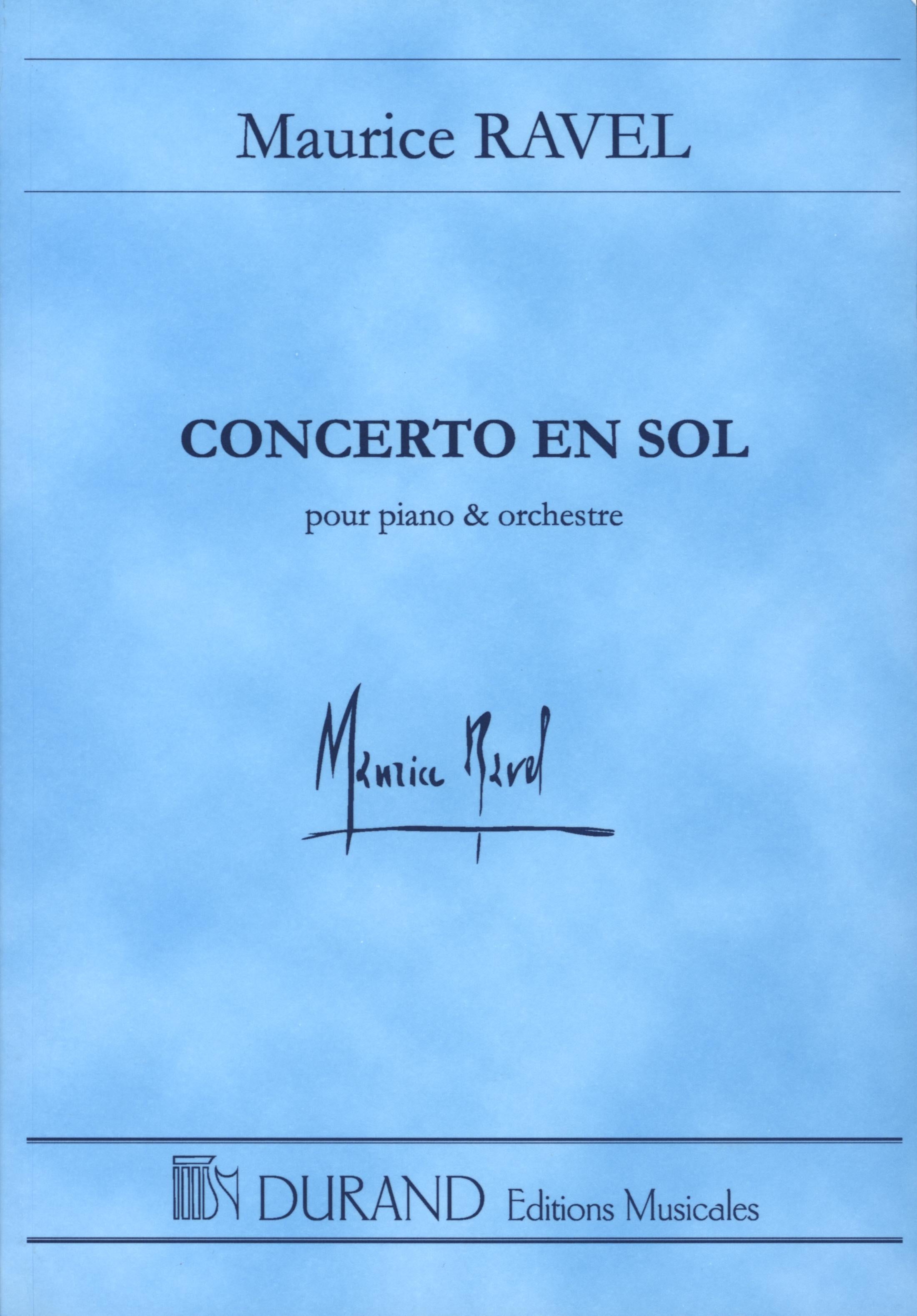 Ravel: Piano Concerto in G Major – Ficks Music