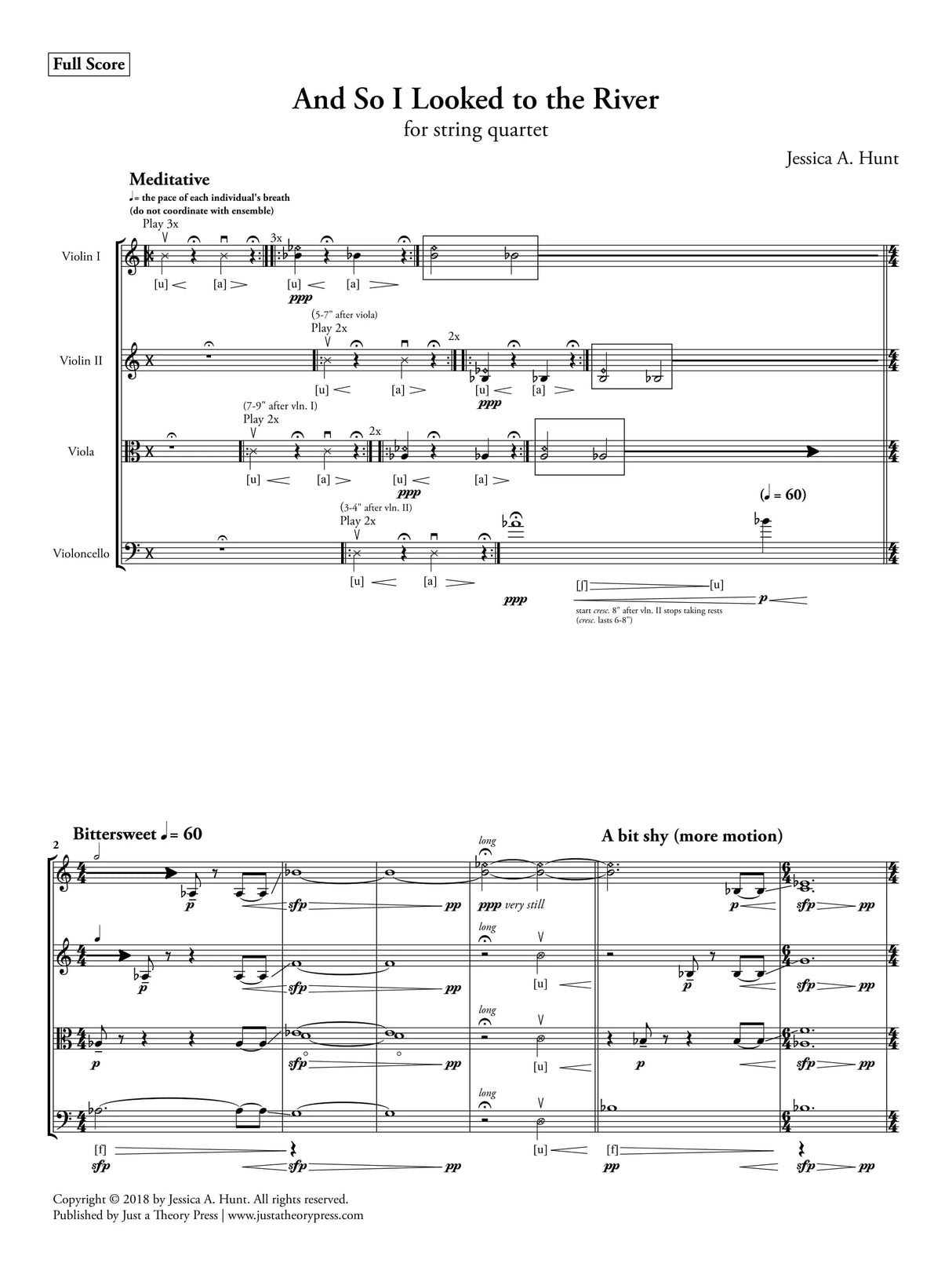 Hunt: And So I Looked to the River