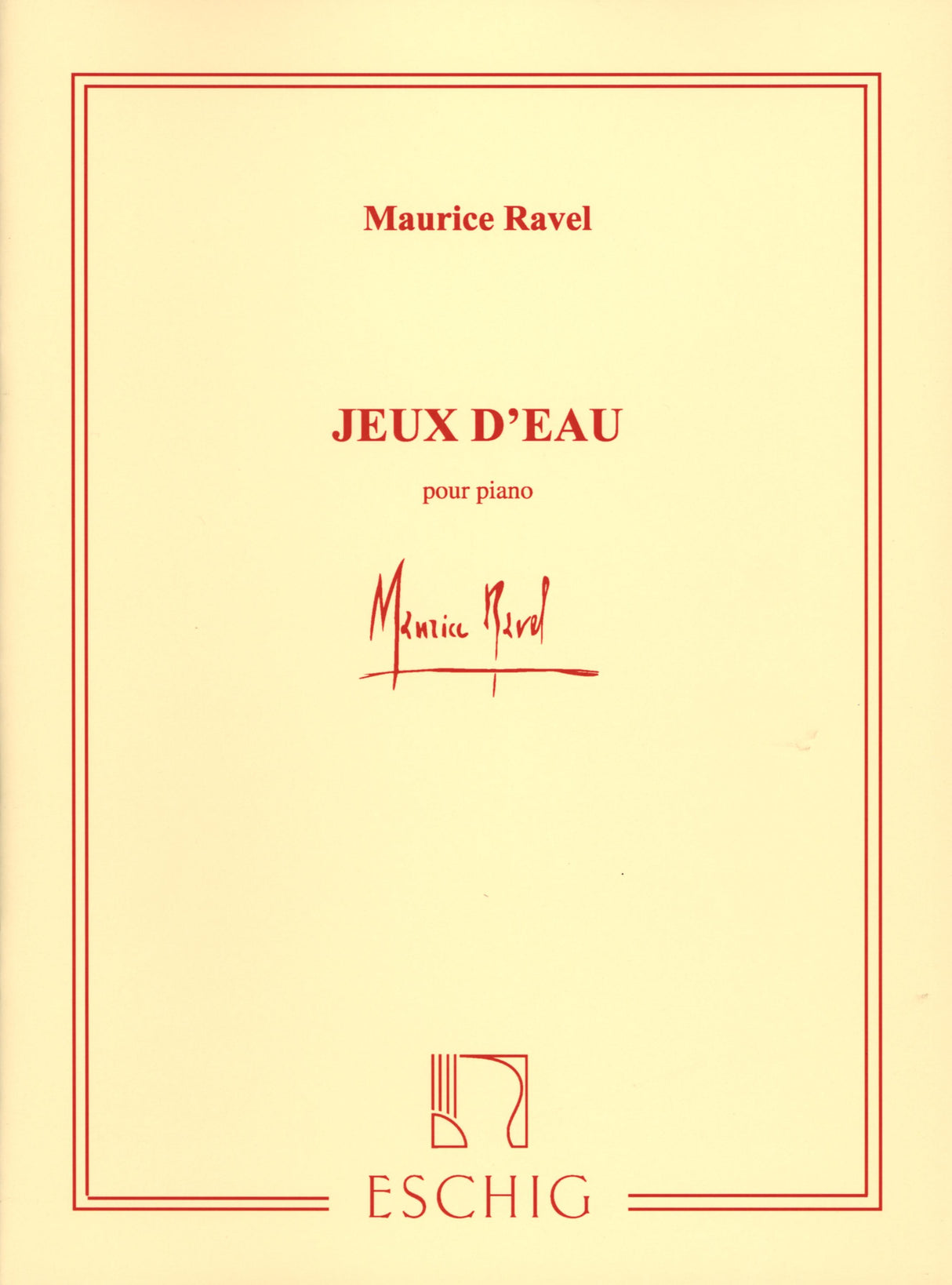 Ravel: Jeux d'eau