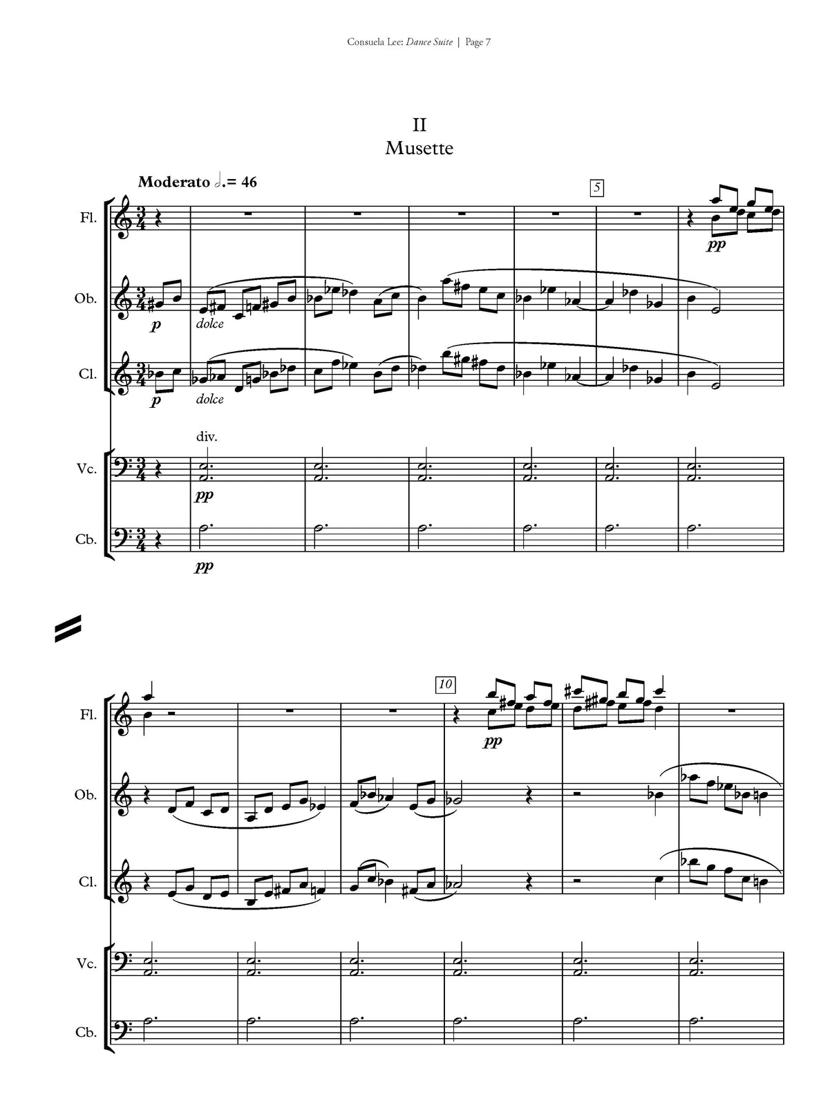 C. Lee: Dance Suite