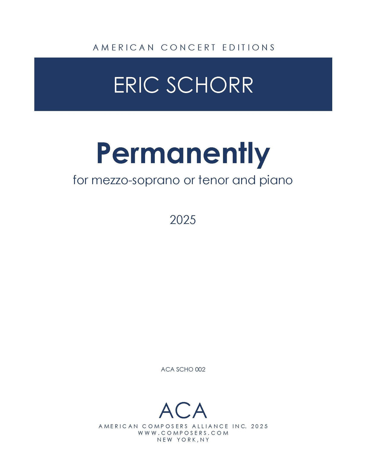 Schorr: Permanently