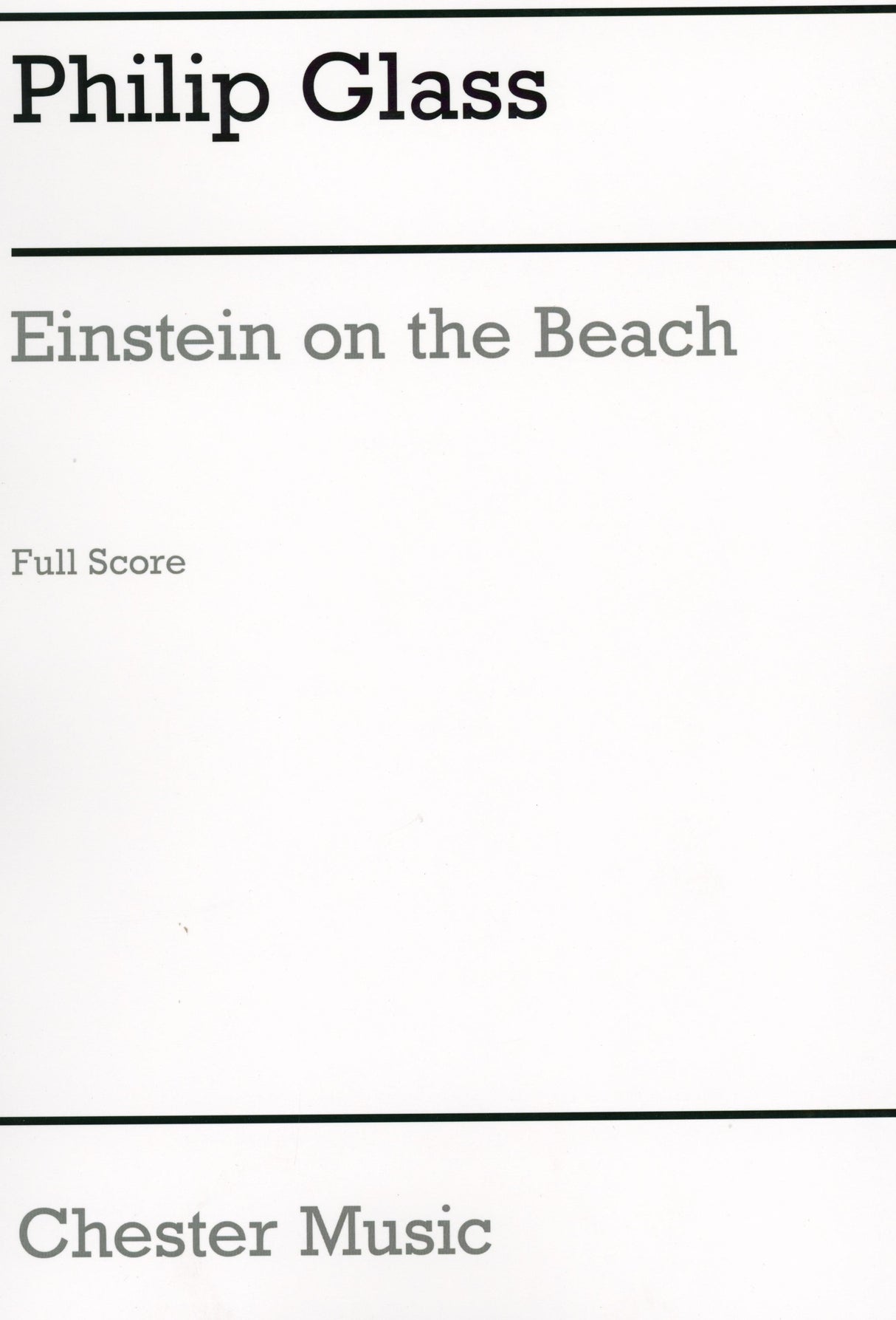 Glass: Einstein on the Beach