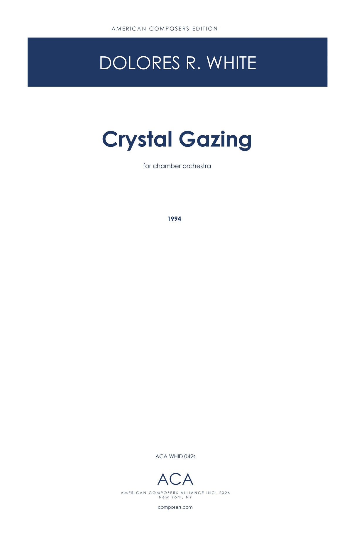 White: Crystal Gazing