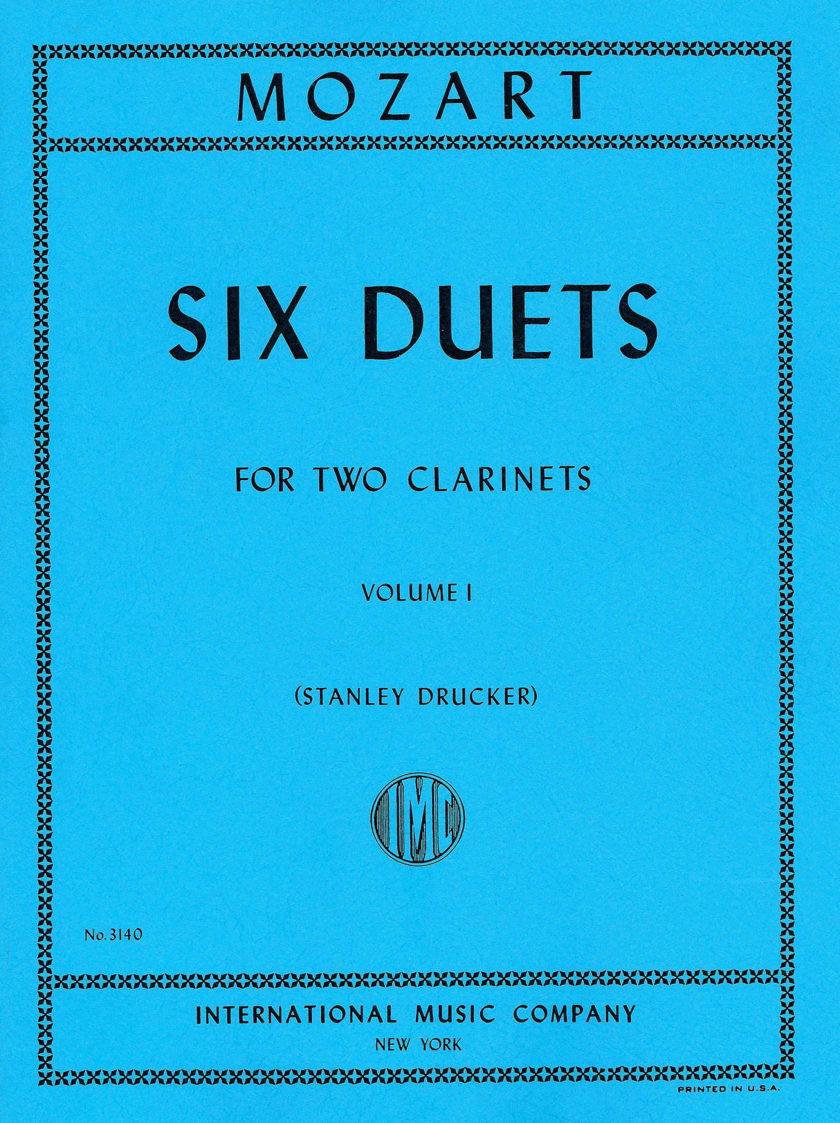 Mozart: Duets - Volume 1 (arr. for 2 clarinets)