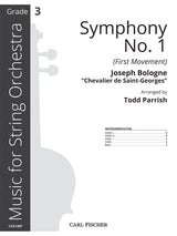 Saint-Georges: 1st Movement from Symphony in G Major, Op. 11, No. 1 (arr. for string orchestra)