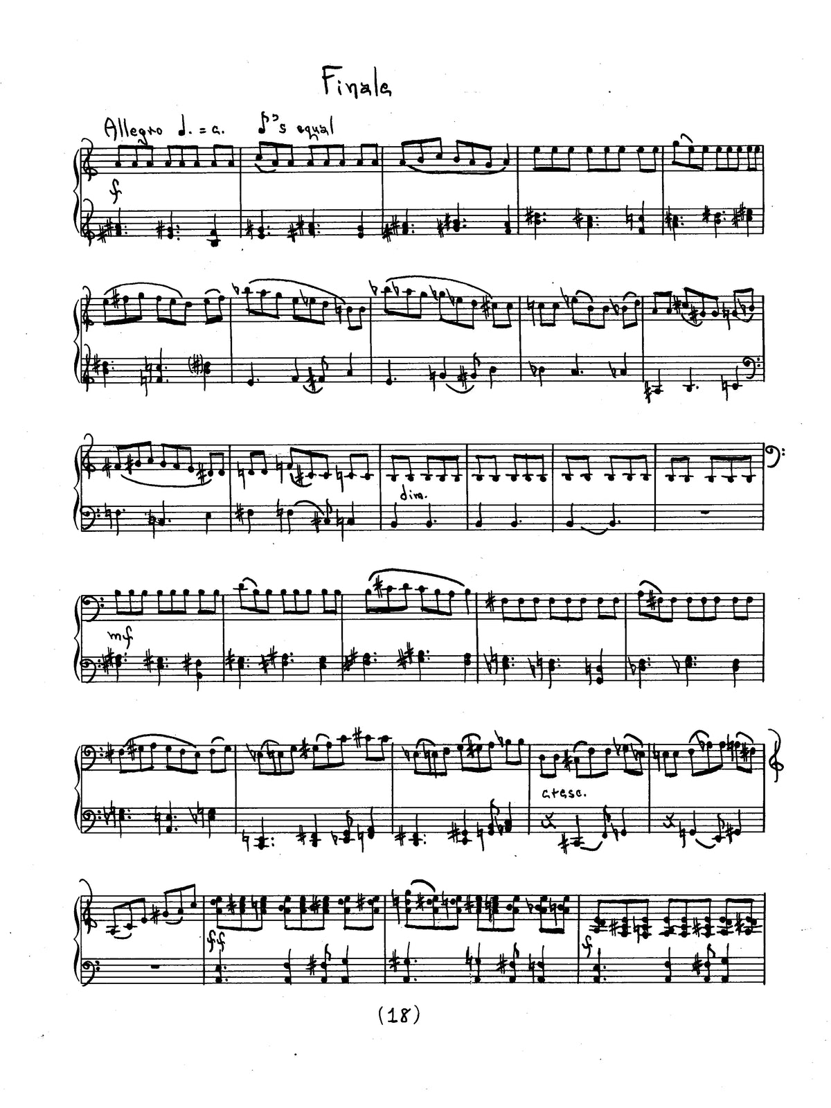 Woollen: Suite for Harpischord, Op. 49