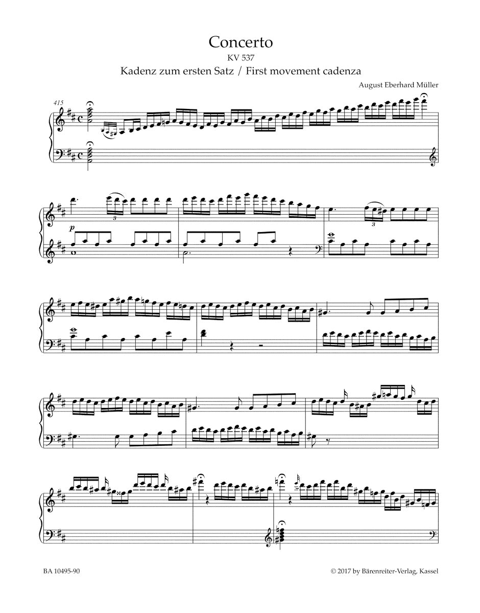 Mozart: Piano Concerto No. 26 in D Major, K. 537 – Ficks Music