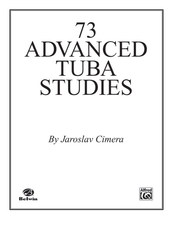 Cimera: 73 Advanced Tuba Studies