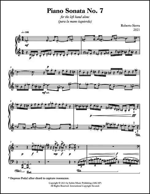 Sierra: Piano Sonata No. 7