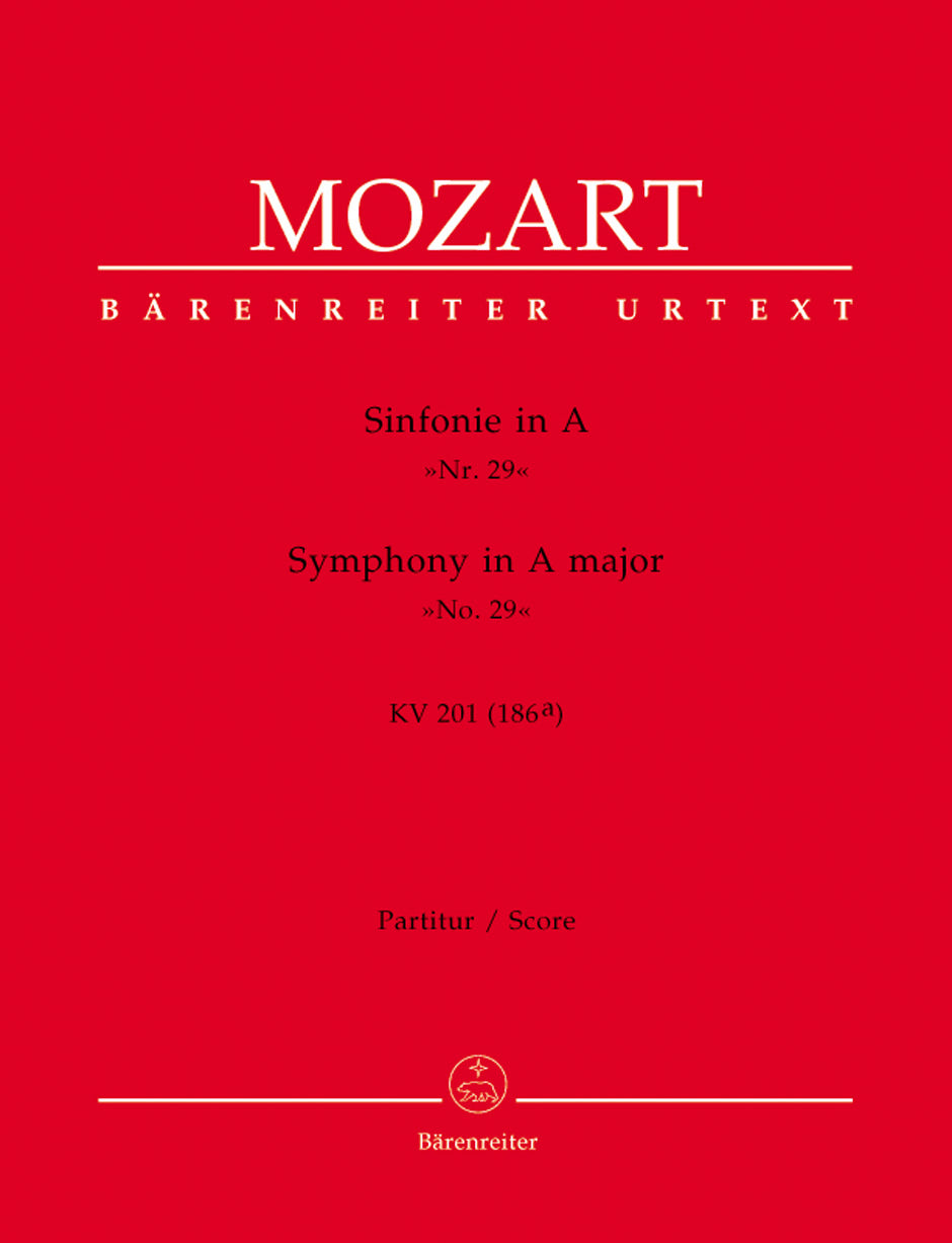 Mozart: Symphony No. 29 in A Major, K. 201 (186a) – Ficks Music