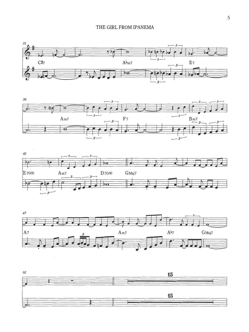 Brazilian Bossa Novas by Jobim