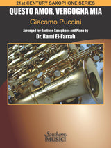 Puccini: Questo Amor Vergogna Mia (arr. for baritone sax & piano)