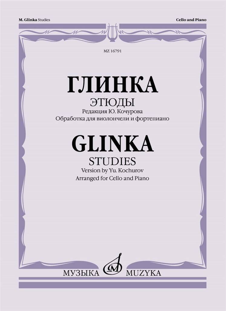 Glinka-Kochurov: Etudes (arr. for cello & piano)