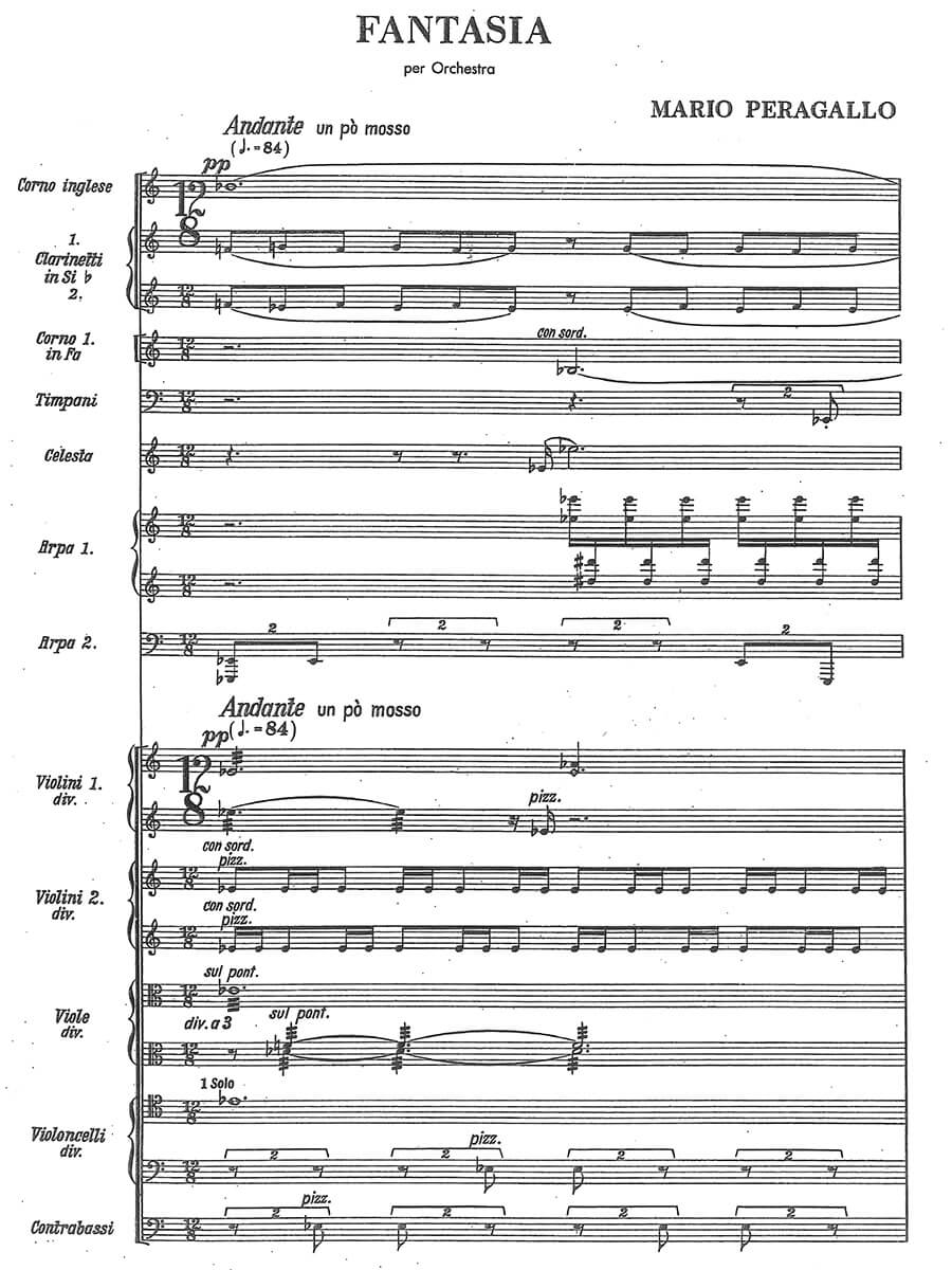 Peragallo: Fantasia
