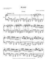 H.L. Adams: Vocal Selections from Blake