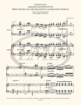 Liszt: Grand duo (draft), Franz Schuberts Grosse Fantasie (Op. 15)