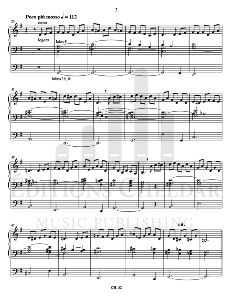 Bédard: Variations on "Amazing Grace"