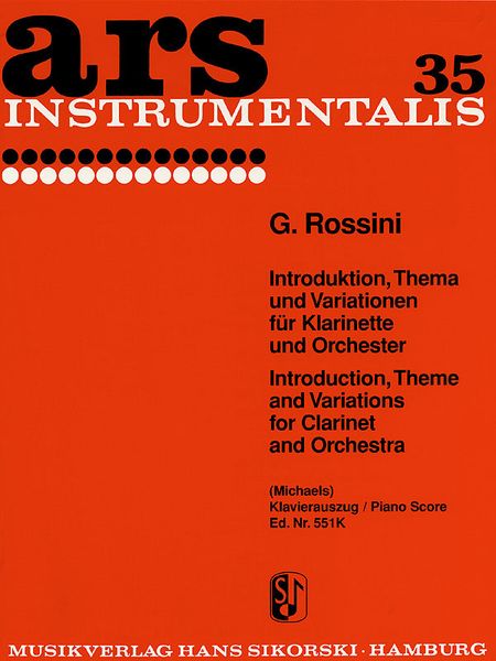 Rossini: Introduction, Theme and Variations