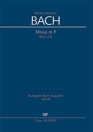 Bach: Mass in F Major, BWV 233