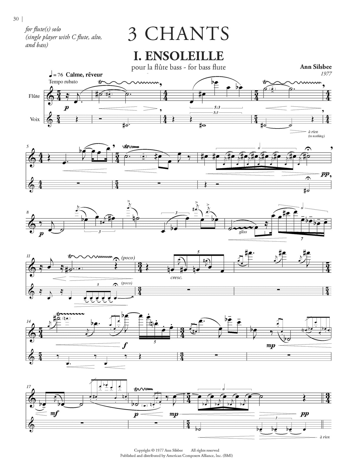 Flute Music of New York