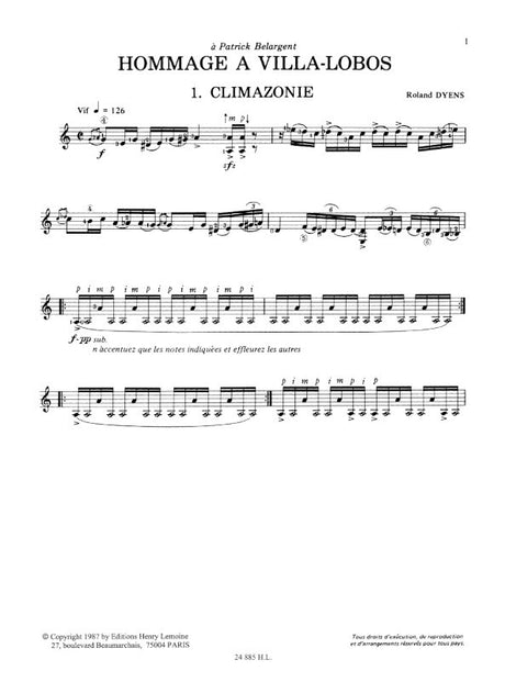 Dyens: Hommage à Villa-Lobos