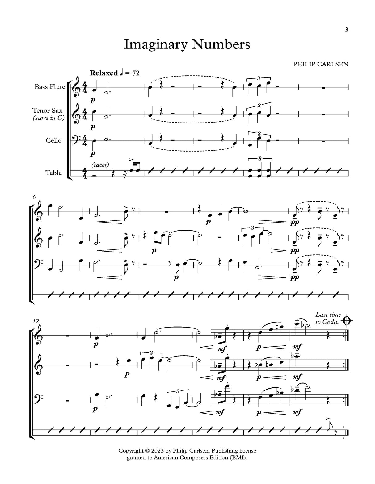 Carlsen: Imaginary Numbers