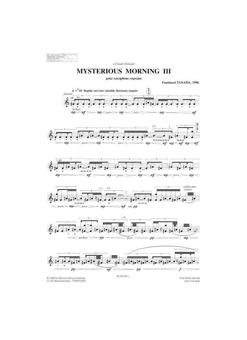 Tanada: Mysterious Morning III