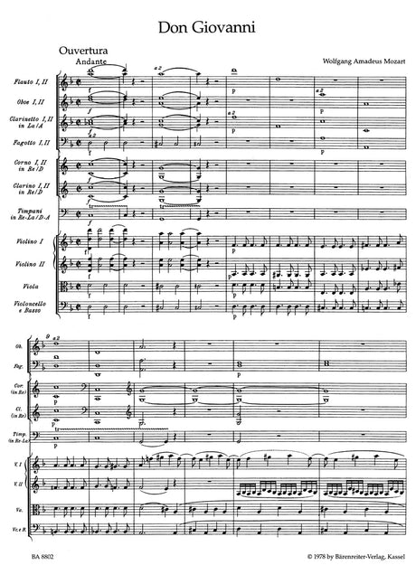 Mozart: Overture to Don Giovanni, K. 527