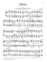 Brahms: 4 Ballades, Op. 10
