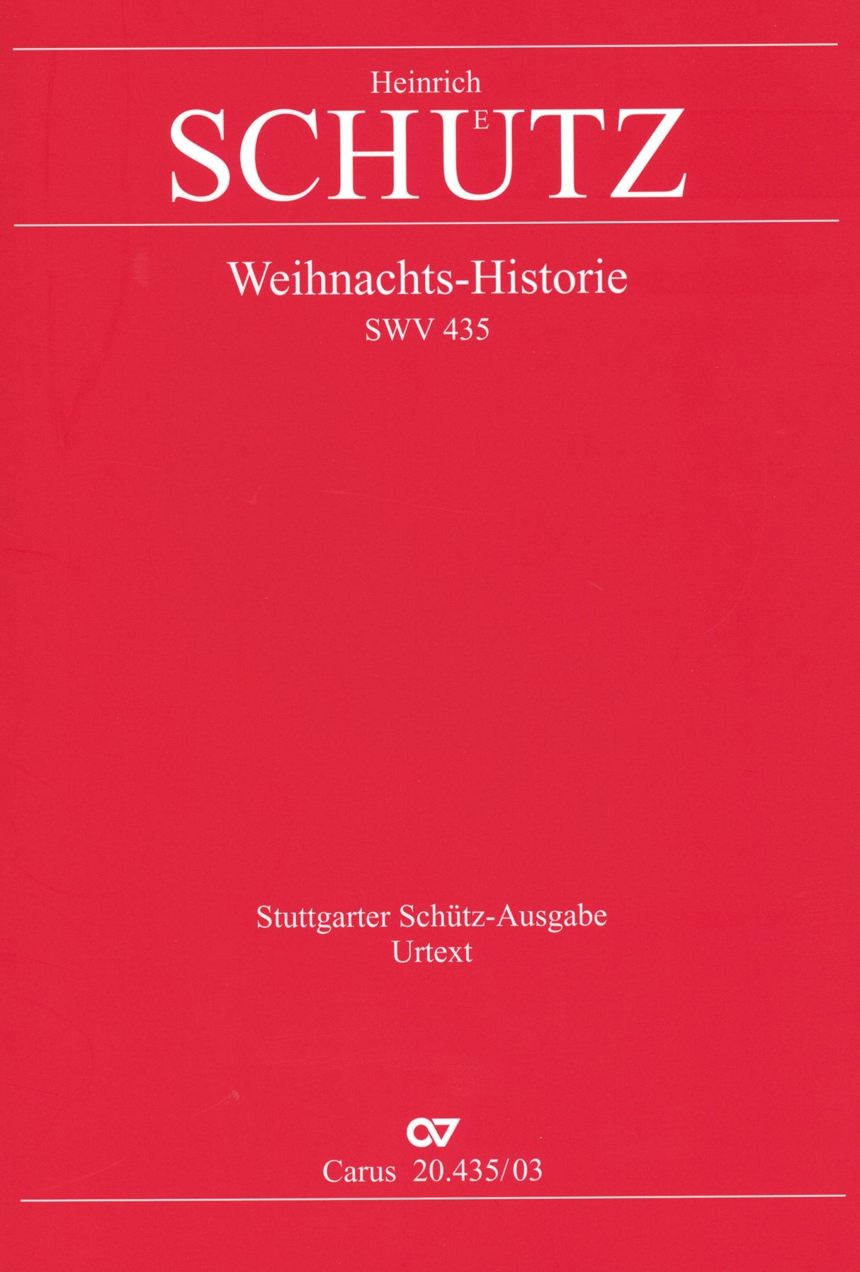 Schütz: Weihnachts-Historie, SWV 435
