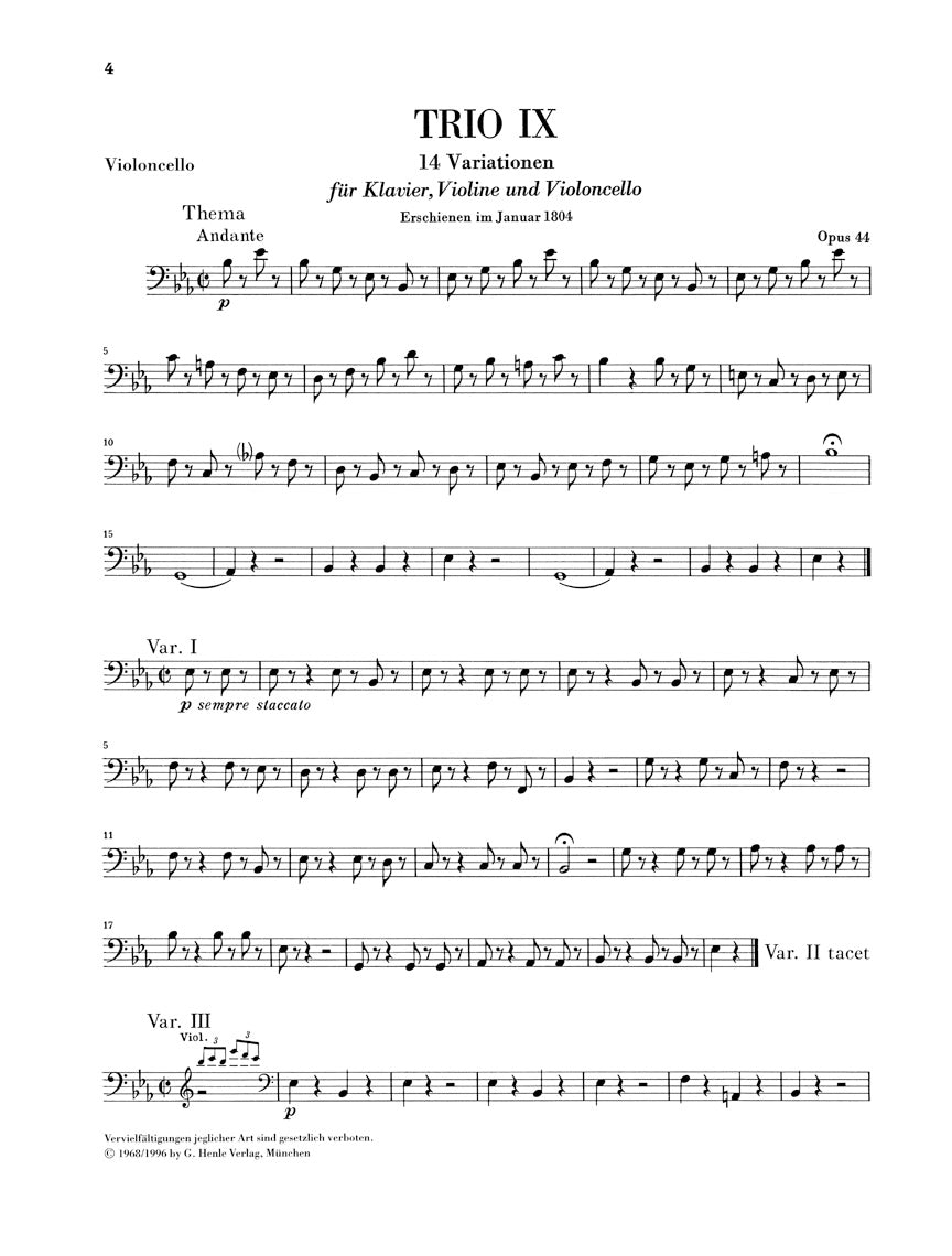 Beethoven: Piano Trios - Volume III