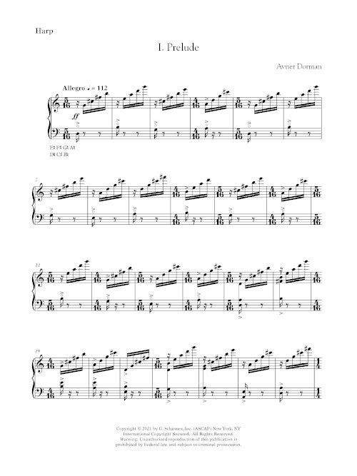 Dorman: Suite for Harp