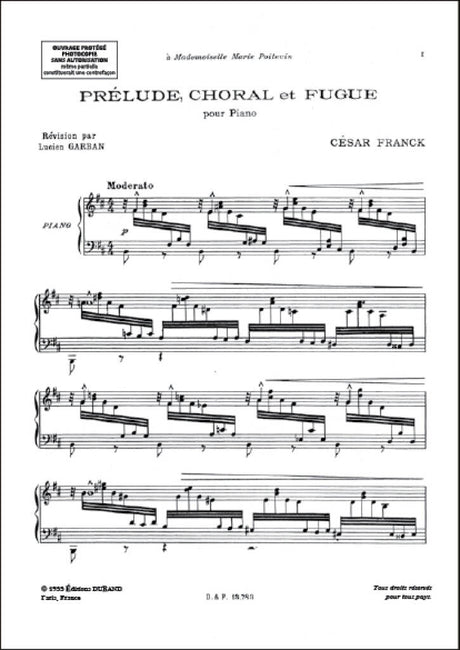 Franck: Prélude, Choral et Fugue