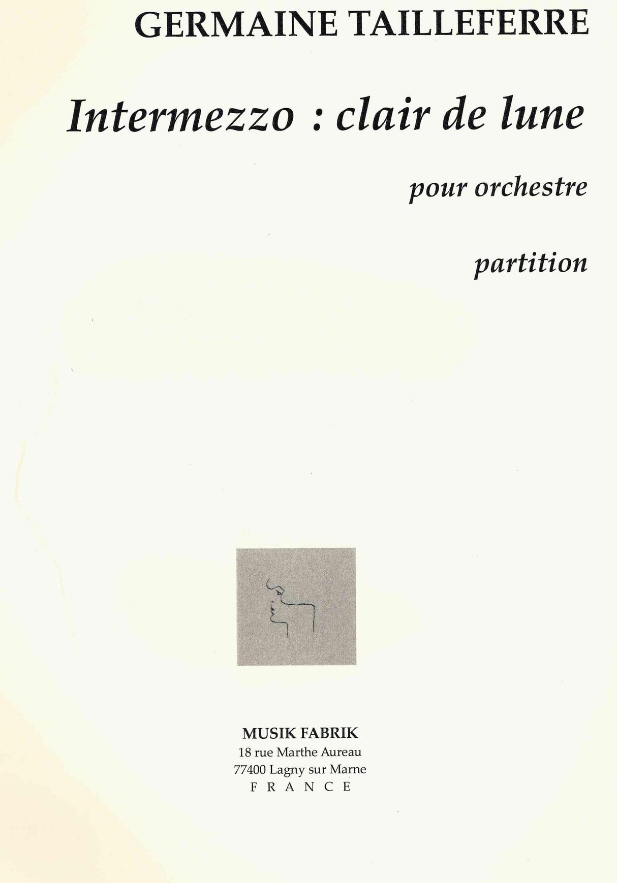 Tailleferre: Intermède - Clair De Lune
