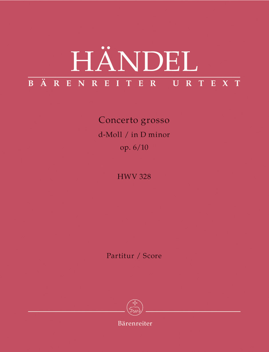 Handel: Concerto grosso in D Minor, HWV 328, Op. 6, No. 10 – Ficks