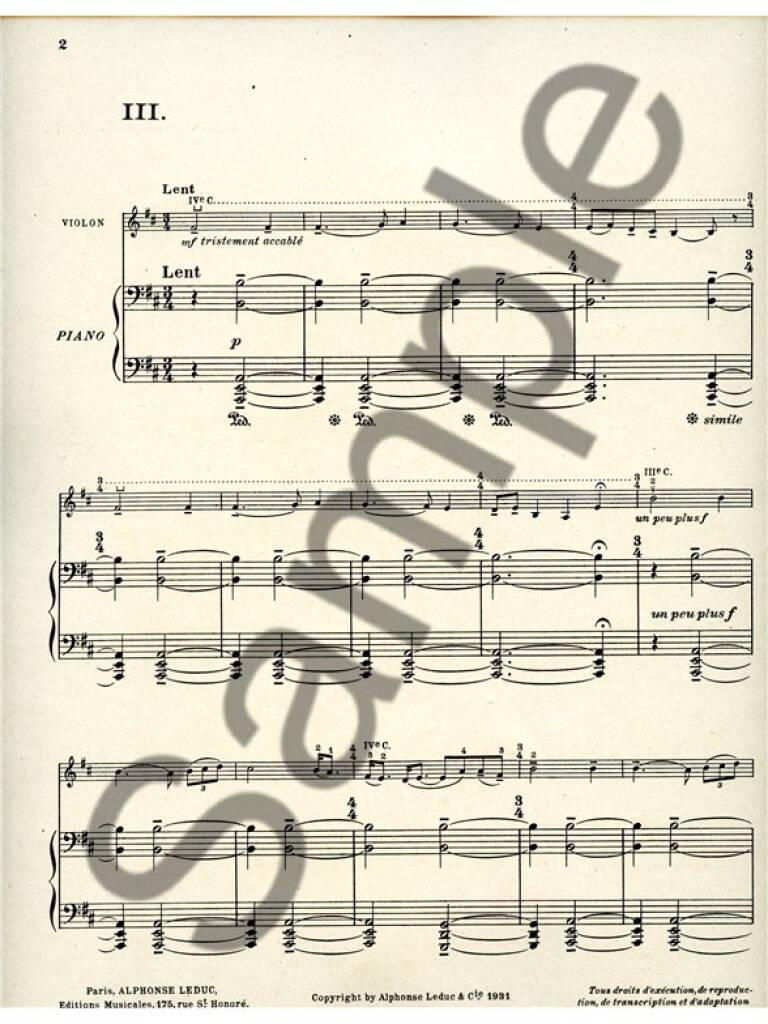 Ibert: Le vieux mendiant