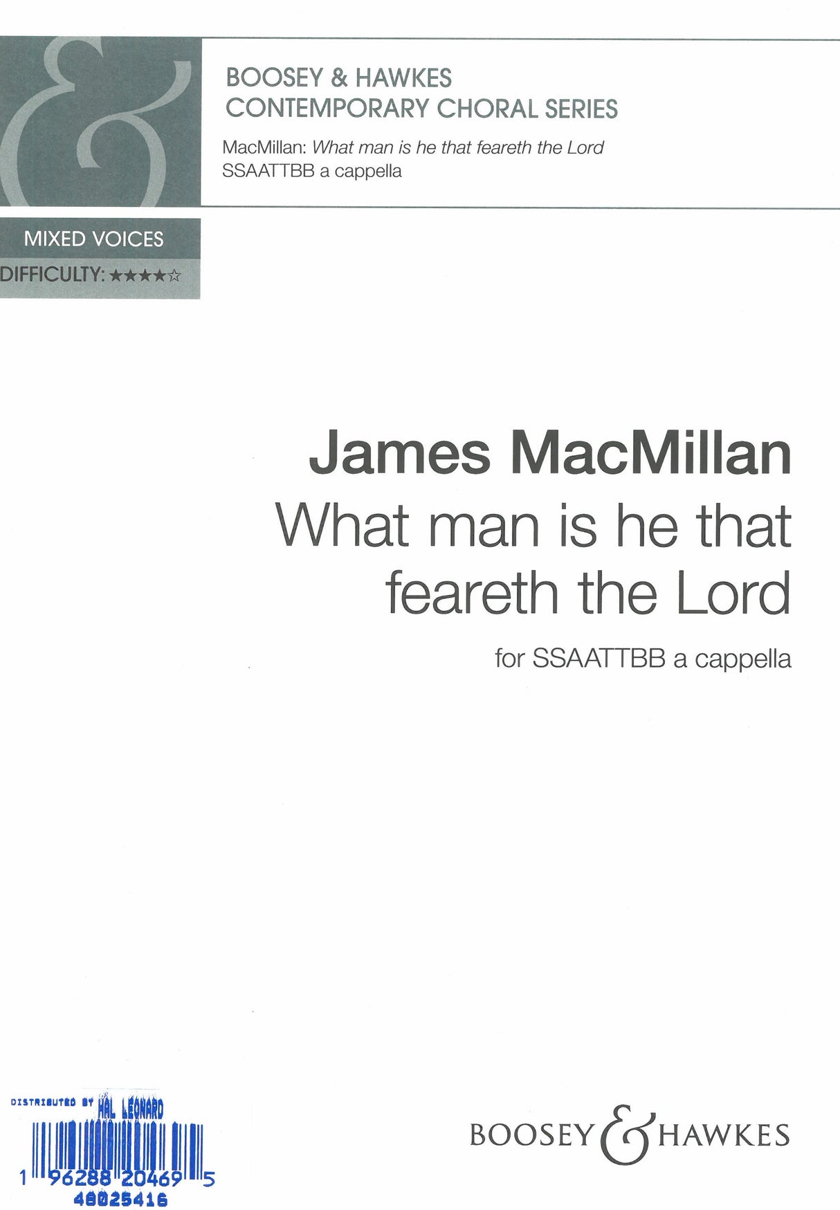 MacMillan: What Man Is He That Feareth the Lord