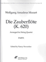 Mozart: 2 Operas Arranged for String Quartet