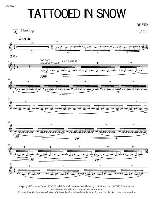 Du Yun: Tattooed in Snow