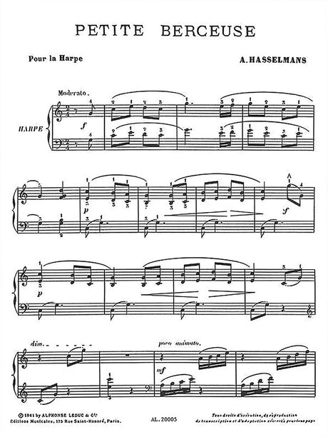 Hasselmans: Petite berçeuse (Small Lullaby)