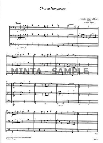 Chamber Music for Cellos - Volume 11 (3 Cellos)