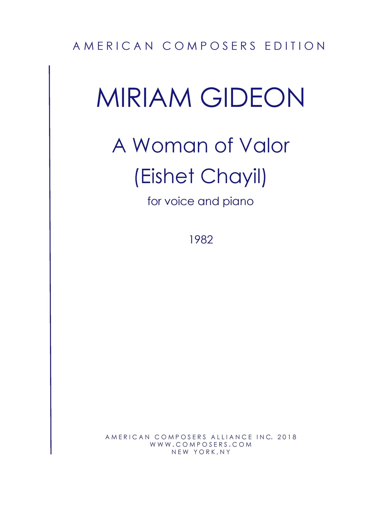 Gideon: Woman of Valor