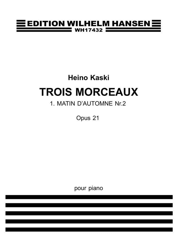 Kaski: Herbstmorgen, Op. 21, No. 2