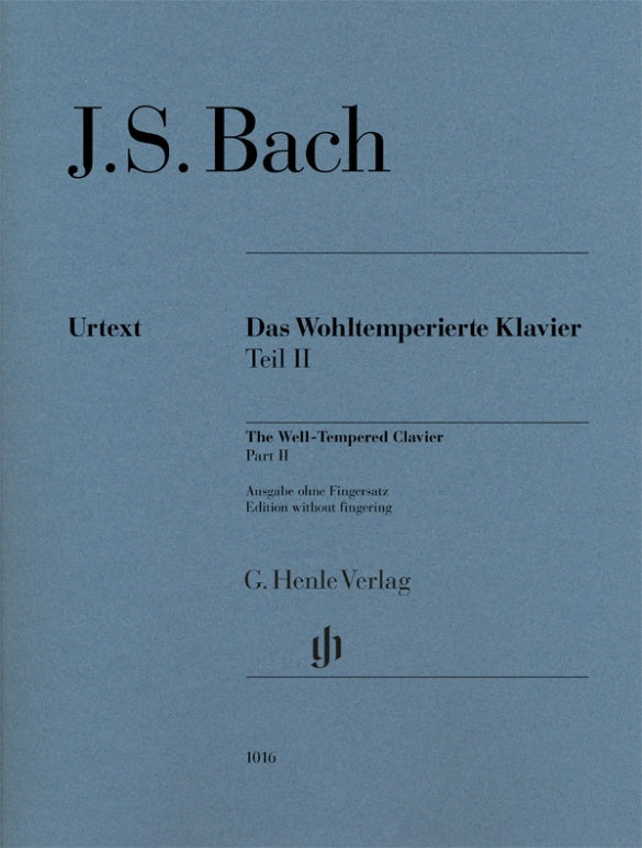 Bach: The Well-Tempered Clavier - Book 2, BWV 870-893 – Ficks Music