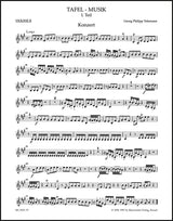 Telemann: Concerto for Flute, Violin, Cello, Strings and Basso continuo in A Major, TWV 53:A2