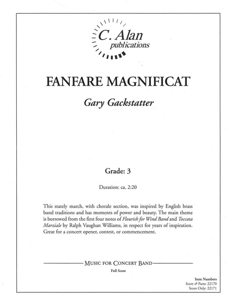 Gackstatter: Fanfare Magnificat