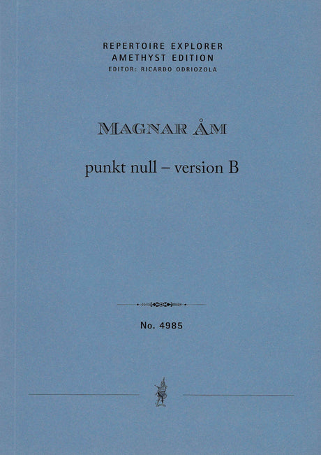 Åm: punkt null – version B